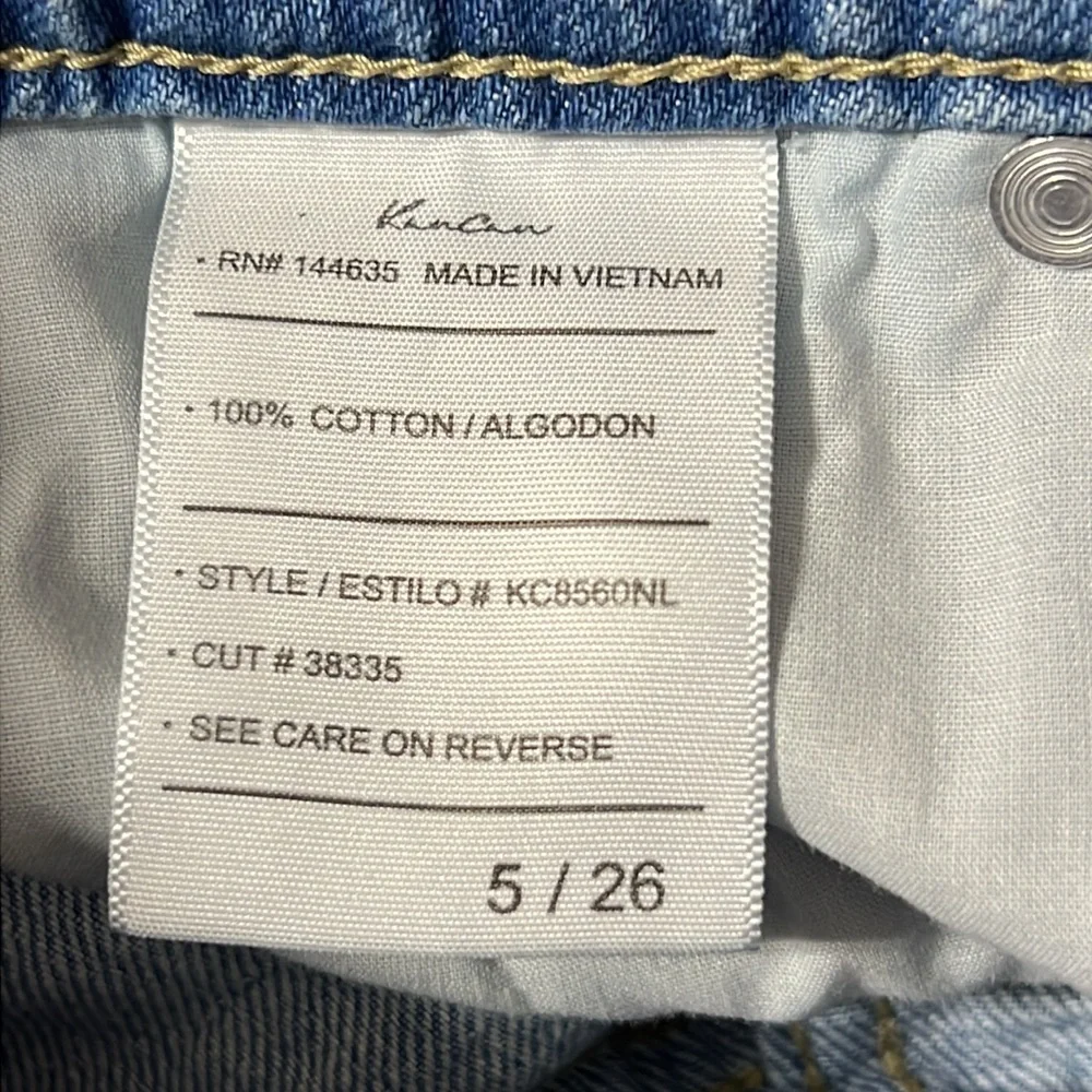 KANCAN - FARAH HIGH RISE MOM SHORTS sz 25 - Picture 13 of 13